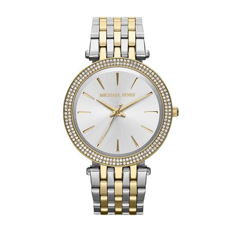 damenuhr gold silber michael kors|michael kors husband.